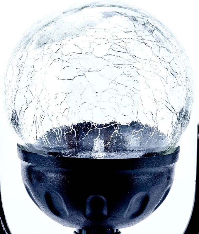 Wind Spinner - Replacement Solar Powered Glass Ball for Newer Version of Solar Multi-Color