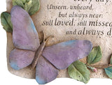 Evergreen Those We Love Don't Go Away Garden Memorial Stone | Outdoor Safe | 10-Inch | Remembrance Gift | Décor for Homes, Lawn and Garden