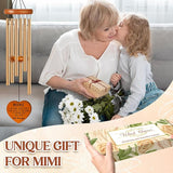 Mimi Gifts, Gifts for Mimi, Mimi Birthday Gift for Grandma from Grandkids, We Love You Mimi Wind Chimes for Birthday Thanksgiving Christmas Mothers Day, Best Mimi Ever Gift Presents
