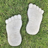 AUTUMN Footprint Stepping Stone Mold, Concrete Cement Mold, DIY feet Walkway Stepping Stones, Footprints for Garden, Garden Decor Mold