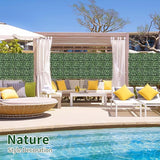 Artificial Ivy Privacy Fence Screen,39.4" X 118" UV-Anti Fake Leaves Plant Vine,Privacy Hedges Wall for Indoor Outdoor Garden Backyard Decor