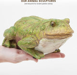 Bits and Pieces - Frog Motion Sensor and Detector Statue - Animal Gardening Gifts - Weather Resistant Garden Decoration Sculpture - 4½" x 8½"