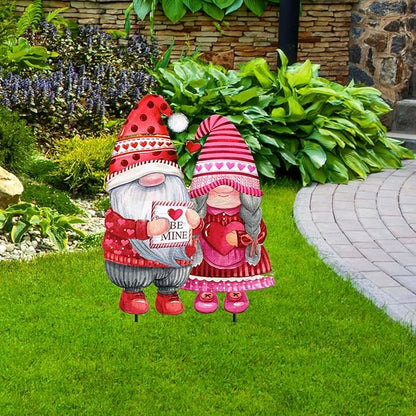 Briarwood Lane Valentine's Gnomes Metal Art