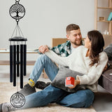 25th Wedding Anniversary Wind Chime Gifts for Parents Couple Husband Wife Friends Keepsake Decoration for Home or Garden