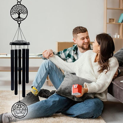 25th Wedding Anniversary Wind Chime Gifts for Parents Couple Husband Wife Friends Keepsake Decoration for Home or Garden