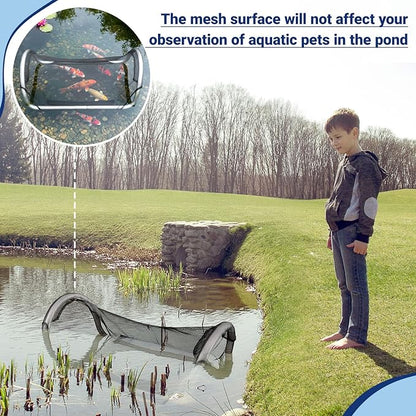 Vicenpal Koi Castle Cave for Pond Outdoor Fish Hideout for Koi Pond Decorations Predator Protection Tunnel for Ponds Aquariums Terrariums, 24" x 14" x 9"(24 x 14 x 9 Inch)