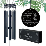 Memorial Wind Chimes for Loss of Loved One,windchimes in Memory of a Loved One Sympathy Gifts for Dad Mom and Family Member,Metal Windchimes Outdoors Decorations for Your Garden…