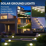 HOFLYW 6 Pack Solar Brick Lights Landscape Path Light Garden Decoration Yard Paver Road Lighting Recessed Paver for Garden, Pathway, Patio, Walkway Decor