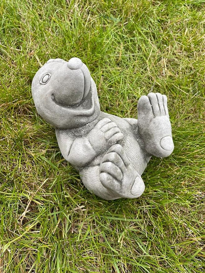 Mole Stone Garden Statue | Outdoor Animal Sculpture Decoration Farm Ornament