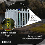 Headwind EZRead 21” Giant Professional Outdoor rain Gauge, USA Made Heavy Duty All Weather Freeze Proof Stake or mountable with Float, Blue (820-1002BLU)