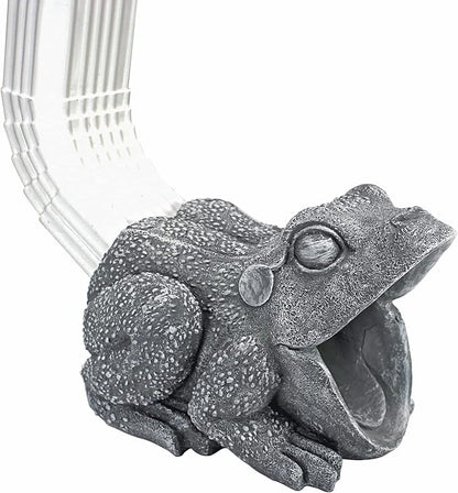 Design Toscano QM7512081 Garden Frog Decorative Object, Grey Stone