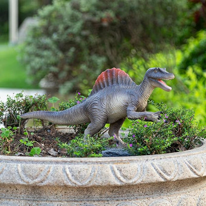 Lifelike Spinosaurus Statue – Outdoor Garden Decor, Yard Art & Lawn Ornament, Perfect Dinosaur Gift for Enthusiasts (Men/Women)