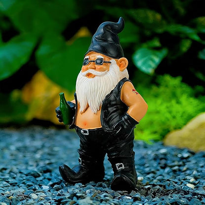 Teaeeno Funny Garden Gnomes Statues - Gnome Sculpture Decor, Gnome Gifts Figurines for Women, Best Gifts for Men, Lawn Ornaments for Yard