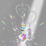 Engagement Gifts for Couples, Crystal Suncatcher Indoor Window, Mr and Mrs Gifts Ornament 2025, Just Married Gift for Newlywed Couple, Bride