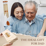 Gifts for Dad, Dad Wind Chimes, Best Gift for Dad, Birthday Gifts for Father from Daughter Son, Present for Dad, Father, Husband, Men, Dad Gift Ideas for Father's Day Thanksgiving Christmas