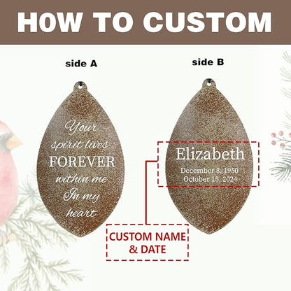 ASTARIN Personalized 35" Wind Chimes for Loss of Loved One, Memorial Wind Chimes for in Memory of Mom Dad, Sympathy Gifts for Loss, Metal Windchime Outdoor, Produced in USA