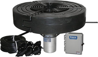Kasco 5HP VFX Series Aerating Pond Fountain – 240V, Three Phase, 400 ft Power Cord – 5.3VFX400 - Large Pond Fountain