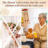 Retirement Gifts for Women, 36" Retirement Wind Chime for Women Men, Happy Retirement for Friends Teachers Nurse Boss Colleague Female, Going Away Gifts, 36" Garden Decorations for Outside