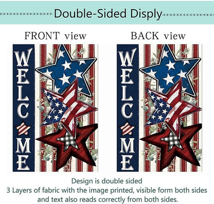Seasonal Garden Flags Set of 12 Double Sided 12x18 Inch, Small Yard Flags for Outside, Spring Summer Fall Winter & Holiday Outdoor Decor, Halloween Christmas Easter Decorations for All Seasons