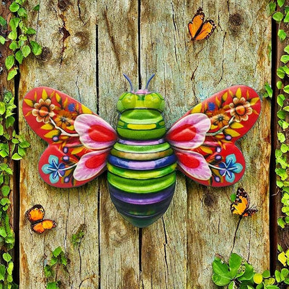 Pallets for Sale - Liquidation Unclaimed, Wall Decor with Iron Bees, Garden Hanging Decorations for Indoor/Outdoor
