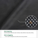 12.2"x 15.9" Large Pump Barrier Bag, Pond Pump Filter Bag, Black Media Bag Large Pump Nylon Mesh Bag for Pond Swimming Pool Filters(Black) (12.2"x 15.9")