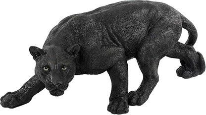 Design Toscano Shadowed Predator Black Panther Garden Statue, Medium 26 Inch, Polyresin, Black