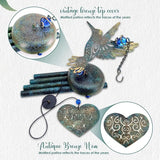 ASTARIN Hummingbird Wind Chimes Outside Unique Hummingbird Gifts All Metal Wind Chimes for Love One Gifts for Mom, Grandma, Daughter, Decoration for Home, Garden, Patio, Backyard.(29”)