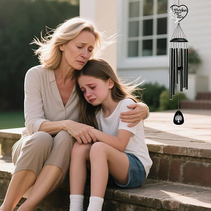 BUoonyer Grandma Memorial Wind Chimes - Memorial Gifts for Loss of Loved One Grandmother, Dove Remembrance Sympathy Commemorative Bereavement Windchimes for Outdoor Outside Patio Decor