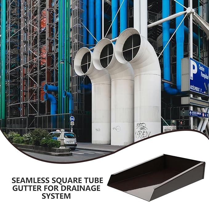 Yardwe Aluminum Water Dustpan Drainage System 11.8 X 7.9 X 2.6 Inch Gutter Downspout Splash Block Rainwater Diverter for Outdoor Home Use