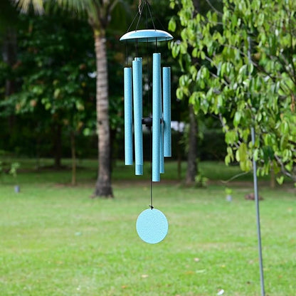 Vanquer Wind Chimes for Outside Deep Tone - 38'' Wind Chimes Outdoor Clearance, Deep Tone, Windchimes Outdoors, Memorial, Sympathy Gifts, Garden Patio Yard, Home Décor (38" Mist Blue)