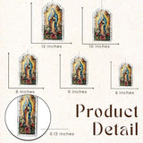 Our Lady of Guadalupe Acrylic Suncatcher, Suncatchers for Window Hanging Ornament, Christian Stained Glass Effect Art Garden Decor for Lover, Gifts for Mother's Day, Mom, Grandma, Wife, Women, Nana