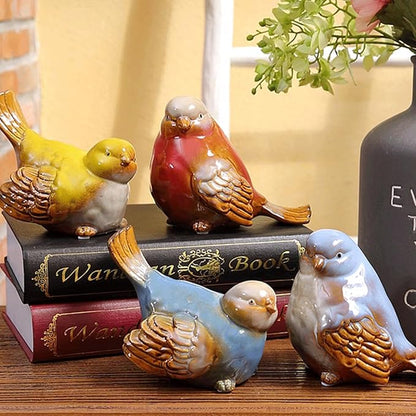 Outdoor Decorations for Yard Colorful Ceramic Outdoor Garden Statue 15x9x12 cm (5.9x3.5x4.7 inches) Garden Decoration & Outdoor Décor Stylish Garden Statues for Outside Whimsical Decor