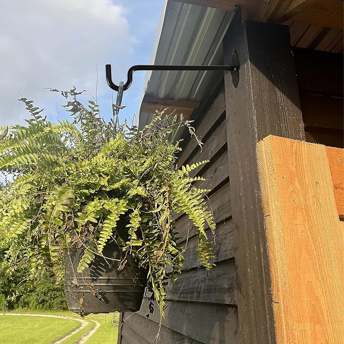 10 Inch 2 Pack Plant Hangers Outdoor or Indoor Plant Hooks Hanging Plant Bracket for Home Decor Bird Feeders