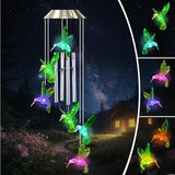 Nacome Wind Chimes for Outside: Tubes Memorial Wind Bell Mother's Day Birthday Gifts for Mom Women Grandma Her - Yard Garden Indoor Outdoor Decor (Hummingbird)