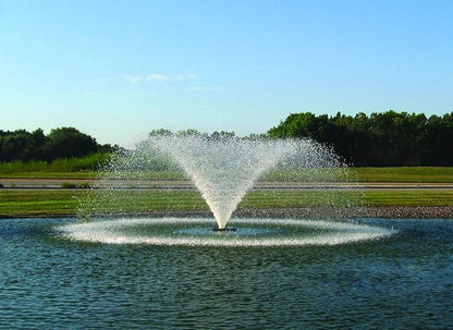 Kasco 5HP VFX Series Aerating Pond Fountain – 240V, Three Phase, 400 ft Power Cord – 5.3VFX400 - Large Pond Fountain