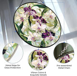 Orchid Suncatcher Stained Glass Window Hangings for Women Mom Red Birds Sun Catchers Colorful Ornament Bird Lovers Gift Gifts for Women Mom Wife
