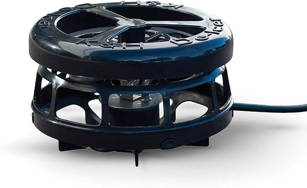 K&H Pet Products Pond Heater for Outdoor Ponds with Fish, Deluxe Thermo-Pond Perfect Climate Deicer, Winter Oxygen Exchange for Live Fish, Thermostatically Controlled, Safety Listed - 7in 250W