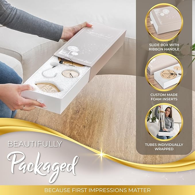 Beautifully Packaged Pearl Memorial Wind Chimes for Loss of Loved One - Tranquil Sounding Sympathy Wind Chimes for Outside in Memory of a Loved One - Ideal as a Sympathy Gift & Memorial Gifts (32")