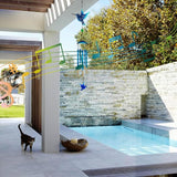 Outdoor Wind Chimes Hummingbird Metal WindChimes Gift for Outside/Indoors, Home, Lawn, Porch, Patio, Garden Decor, Yard Decoration (Bule Hummingbird)