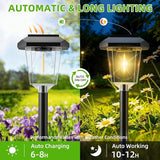 16Pack Solar Pathway Lights Outdoor, LED Solar Lights Outdoor Waterproof, Garden Light Solar Powered, Stake Landscape Lighting for Outside Yard Driveway Walkway Sidewalk Path Lawn Patio Garden Decor