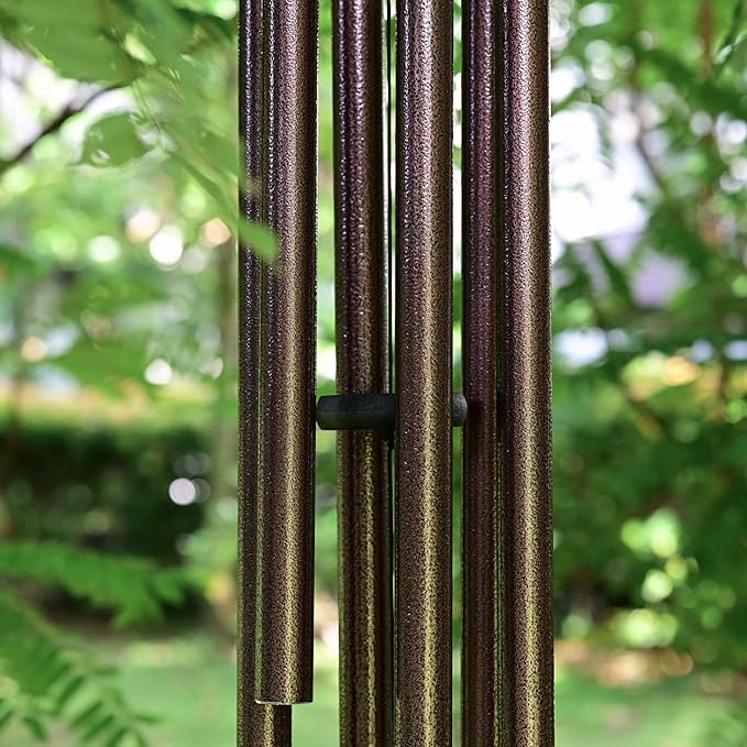 Vanquer Large Wind Chimes for Outside Deep Tone - 48'' Wind Chimes Outdoor Clearance, Deep Tone, Memorial, Sympathy Gift, Garden Patio, Home Décor, Bronze