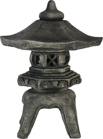 Stone Pagoda Concrete Garden Decor Cement Outdoor Japanese Lantern