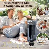 Personalized Housewarming Wind Chimes New Home Gift Custom House Warming Gifts for New Apartment Couple Outdoor Hanging Home Decor Decoration
