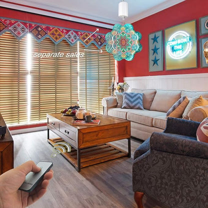 FONMY Stainless Steel Wind Spinner-3D Indoor Outdoor Garden Decoration Crafts Ornaments 12Inch Multi Color Mandala Flower Wind Spinners