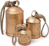 Incense Garden Set of 3 Hanging Harmony Bells Garden Rustic Relaxing Tranquil Wind Chimes