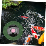 1set Lotus Solar Fountain Solar Bird Bath Outdoor Garden Decor Water Feature Floating Fountain