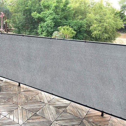 Elegant Privacy Screen for Backyard Fence, Pool, Deck, Patio, Balcony and Outdoor Paneling - Include Zip Ties (4 x 7 FT, Grey)