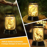 kyoryuger Manatee Gifts for Women/Men Manatee Lovers Solar Lantern Mom Birthday, Mothers Day, Sea Cow Solar Lantern Animal Lihts Garden Decoration Outside for Yard, Patio,Backyard,Porch, Torche