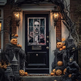 Halloween Window Decorations Scary Vampire Ghost, Halloween Party Hanging Decor Blood Spooky Theme Poster for Outdoor Indoor Door Yard Porch Wall Holiday, 32" x 47"