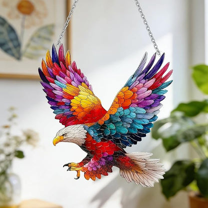 Eagle Suncatcher Ornament, Eagle Suncatcher for Window, Bird Suncatcher for Patio/Mom/Window
